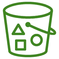 Amazon Simple Storage Service S3_Bucket with Objects light bg