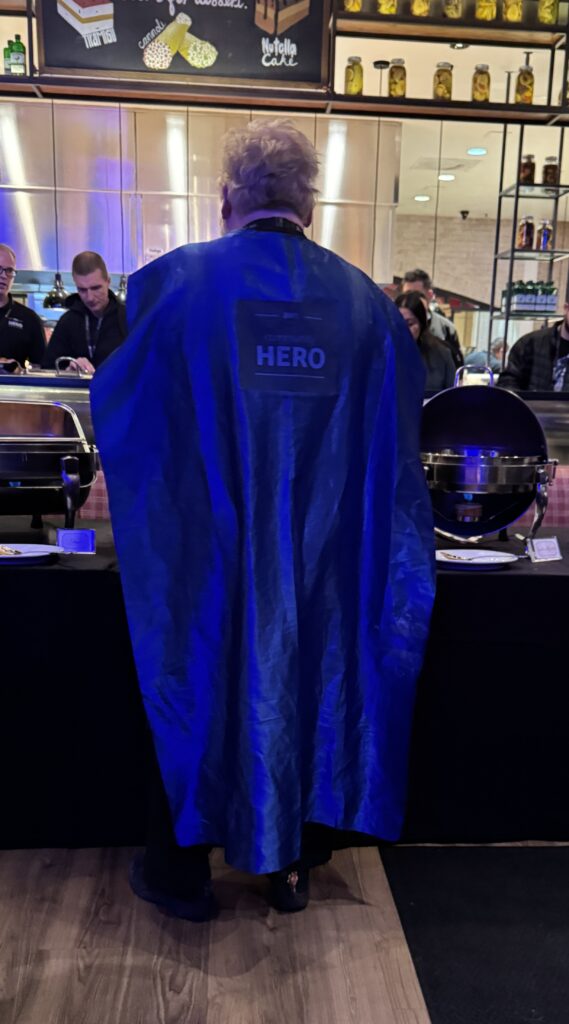 Brian Tarbox, AWS Hero, in his cape!