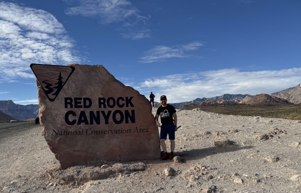 Hiking at Red Rock Canyon